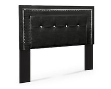 Load image into Gallery viewer, Kaydell Queen/Full Upholstered Panel Headboard with Mirrored Dresser and 2 Nightstands
