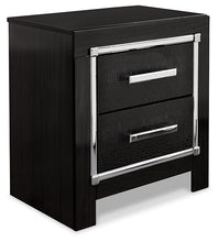 Load image into Gallery viewer, Kaydell Queen/Full Upholstered Panel Headboard with Mirrored Dresser and 2 Nightstands
