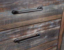 Load image into Gallery viewer, Drystan King/California King Bookcase Headboard with Mirrored Dresser and Chest
