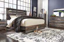 Load image into Gallery viewer, Drystan King Panel Bed with Mirrored Dresser, Chest and Nightstand

