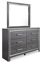Load image into Gallery viewer, Lodanna Full Panel Bed with Mirrored Dresser and 2 Nightstands
