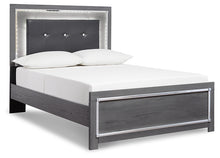 Load image into Gallery viewer, Lodanna Full Panel Bed with Mirrored Dresser and 2 Nightstands

