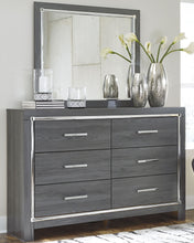 Load image into Gallery viewer, Lodanna Full Panel Bed with Mirrored Dresser and 2 Nightstands
