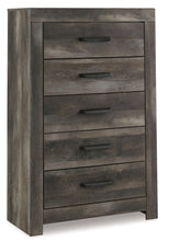 Load image into Gallery viewer, Wynnlow Queen Panel Bed with Mirrored Dresser, Chest and Nightstand
