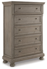 Load image into Gallery viewer, Lettner California King Sleigh Bed with Mirrored Dresser, Chest and Nightstand
