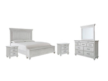 Load image into Gallery viewer, Kanwyn Queen Panel Bed with Storage with Mirrored Dresser and 2 Nightstands
