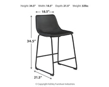 Load image into Gallery viewer, Centiar Counter Height Dining Table and 2 Barstools
