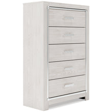 Load image into Gallery viewer, Altyra Queen Panel Bookcase Bed with Mirrored Dresser and Chest
