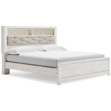 Load image into Gallery viewer, Altyra King Panel Bookcase Bed with Mirrored Dresser, Chest and 2 Nightstands
