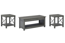 Load image into Gallery viewer, Freedan Coffee Table with 2 End Tables
