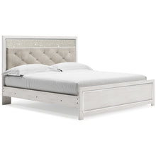 Load image into Gallery viewer, Altyra King Panel Bed with Mirrored Dresser
