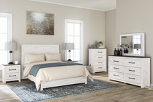 Load image into Gallery viewer, Gerridan Queen Panel Bed with Mirrored Dresser and Chest
