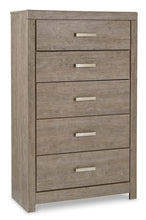 Load image into Gallery viewer, Culverbach Queen Panel Bed with Mirrored Dresser and Chest
