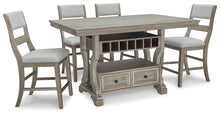 Load image into Gallery viewer, Moreshire Counter Height Dining Table and 4 Barstools
