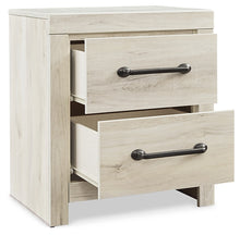 Load image into Gallery viewer, Cambeck King Panel Bed with 2 Storage Drawers with Mirrored Dresser and Nightstand
