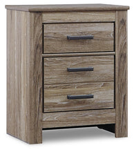 Load image into Gallery viewer, Zelen Queen Panel Bed with Mirrored Dresser and Nightstand

