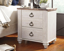 Load image into Gallery viewer, Willowton Two Drawer Night Stand
