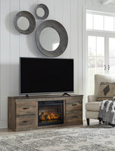Load image into Gallery viewer, Trinell TV Stand with Electric Fireplace

