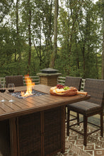 Load image into Gallery viewer, Paradise Trail Outdoor Bar Table and 6 Barstools
