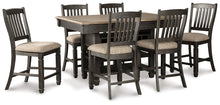 Load image into Gallery viewer, Tyler Creek Counter Height Dining Table and 6 Barstools
