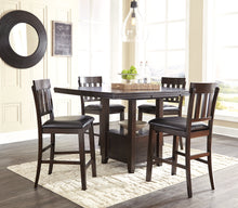 Load image into Gallery viewer, Haddigan Counter Height Dining Table and 4 Barstools
