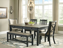 Load image into Gallery viewer, Tyler Creek Dining Table and 4 Chairs and Bench
