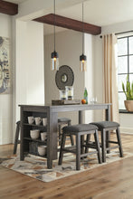 Load image into Gallery viewer, Caitbrook Counter Height Dining Table and 4 Barstools
