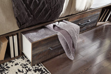Load image into Gallery viewer, Drystan Queen Panel Bed with 4 Storage Drawers with Mirrored Dresser and 2 Nightstands
