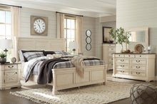 Load image into Gallery viewer, Bolanburg King Panel Bed with Mirrored Dresser, Chest and 2 Nightstands
