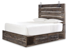 Load image into Gallery viewer, Drystan Queen Panel Bed with 4 Storage Drawers with Mirrored Dresser, Chest and 2 Nightstands
