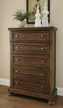 Load image into Gallery viewer, Flynnter  Sleigh Bed With 2 Storage Drawers With Mirrored Dresser, Chest And 2 Nightstands
