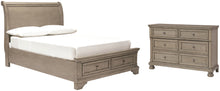 Load image into Gallery viewer, Lettner Full Sleigh Bed with Dresser
