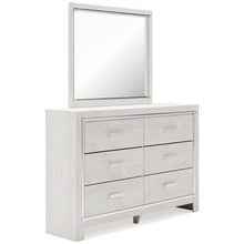 Load image into Gallery viewer, Altyra Queen Panel Bookcase Bed with Mirrored Dresser, Chest and Nightstand
