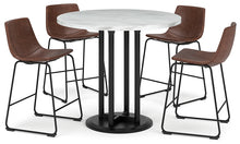 Load image into Gallery viewer, Centiar Counter Height Dining Table and 4 Barstools
