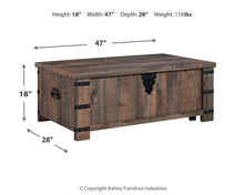 Load image into Gallery viewer, Hollum Lift Top Cocktail Table
