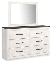 Load image into Gallery viewer, Gerridan Queen Panel Bed with Mirrored Dresser and Nightstand
