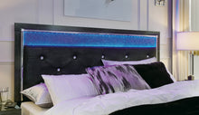 Load image into Gallery viewer, Kaydell Queen Upholstered Panel Storage Bed with Mirrored Dresser and Chest
