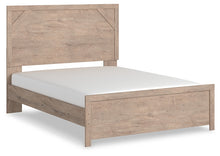 Load image into Gallery viewer, Senniberg Queen Panel Bed with Mirrored Dresser, Chest and Nightstand
