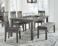 Load image into Gallery viewer, Hallanden Dining Table and 4 Chairs and Bench with Storage

