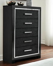 Load image into Gallery viewer, Kaydell King Upholstered Panel Storage Platform Bed with Mirrored Dresser, Chest and Nightstand
