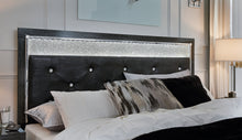 Load image into Gallery viewer, Kaydell King Upholstered Panel Storage Platform Bed with Mirrored Dresser, Chest and Nightstand
