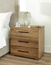 Load image into Gallery viewer, Dakmore King Upholstered Bed with Mirrored Dresser and 2 Nightstands
