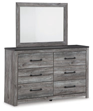 Load image into Gallery viewer, Bronyan Queen Panel Bed with Mirrored Dresser and Chest

