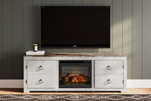 Load image into Gallery viewer, Willowton 72&quot; TV Stand with Electric Fireplace
