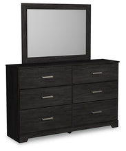 Load image into Gallery viewer, Belachime Twin Panel Bed with Mirrored Dresser and Nightstand
