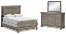 Load image into Gallery viewer, Lexorne Queen Sleigh Bed with Mirrored Dresser

