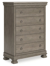 Load image into Gallery viewer, Lexorne California King Sleigh Bed with Mirrored Dresser, Chest and 2 Nightstands
