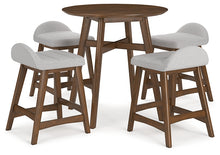 Load image into Gallery viewer, Lyncott Counter Height Dining Table and 4 Barstools
