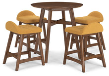 Load image into Gallery viewer, Lyncott Counter Height Dining Table and 4 Barstools
