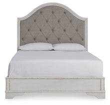Load image into Gallery viewer, Brollyn Queen Upholstered Panel Bed with Dresser
